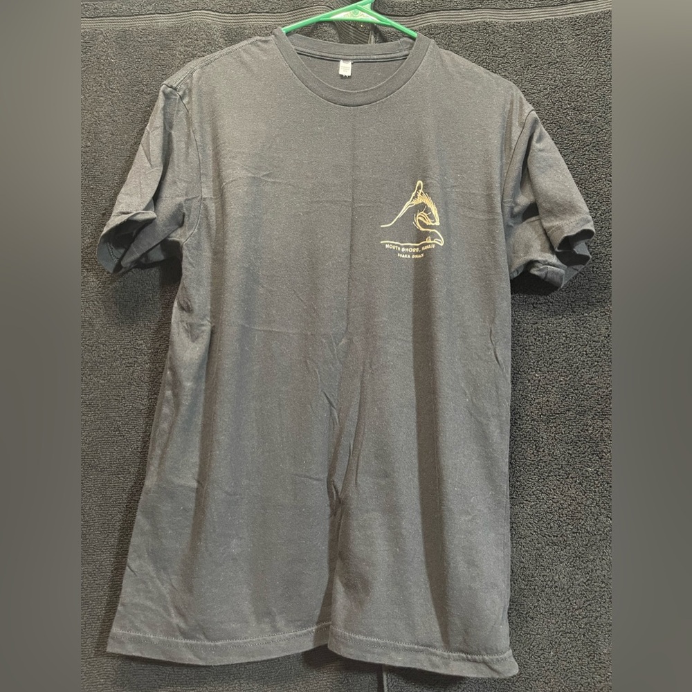 Black Short Sleeve Crew Neck Tee